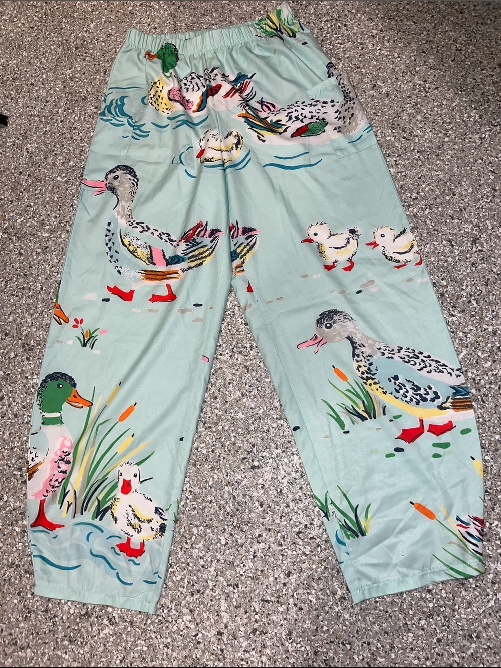 womens playful Duck Print Pajama  bottoms .